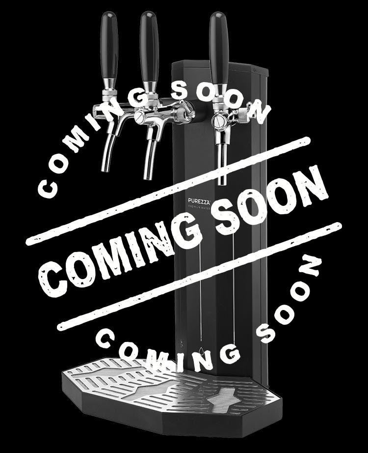 Stella Tower fra Purezza – eksklusivt tappetårn med mekaniske tapphaner til restaurant