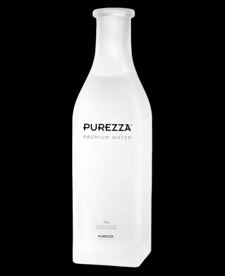 Thoreau frosted glassflaske fra Purezza