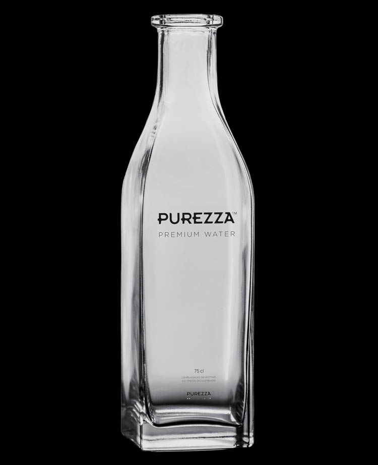 Thoreau Clear glassflaske fra Purezza
